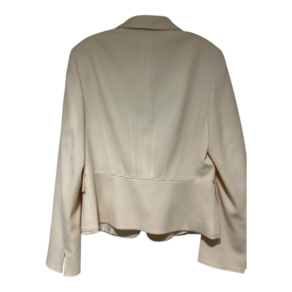 AKRIS PUNTO women's tan jacket blazer size 10 - Picture 5 of 10